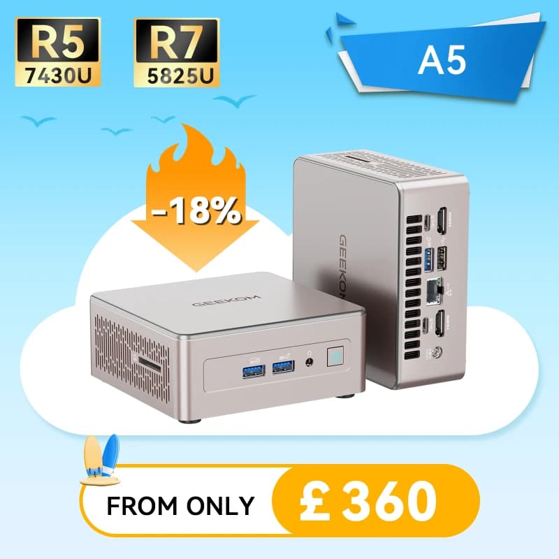 geekom-summer-sale-2026-A5-R57430U-R75825U-mini-pc-360-price