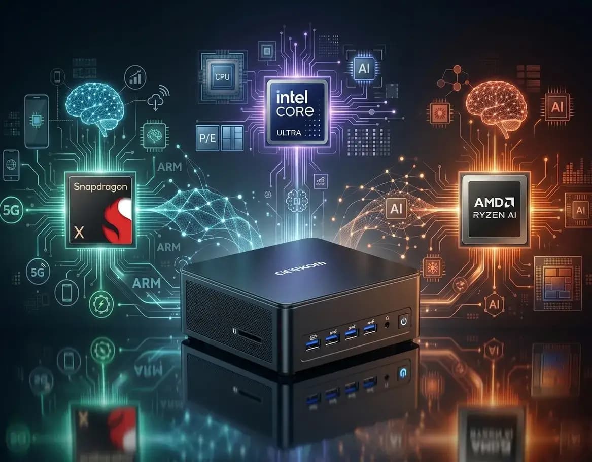 Snapdragon X vs Intel Core Ultra vs AMD Ryzen AI