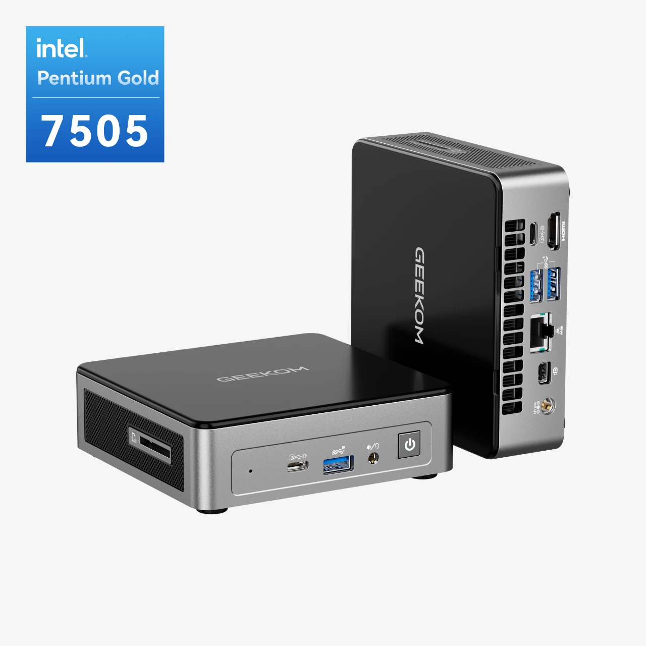 【Upgraded Version】GEEKOM Air12 Mini PC Intel® Pentium® Gold 7505