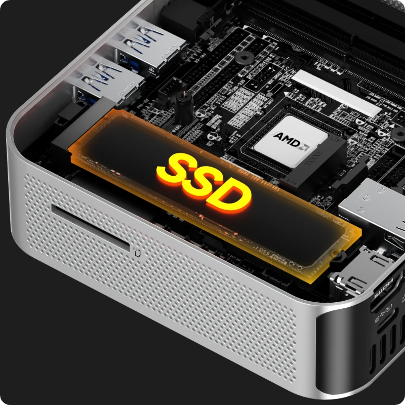 GEEKOM A8 Mini PC –AMD Ryzen 7 8745HS Mini PC | GEEKOM UK