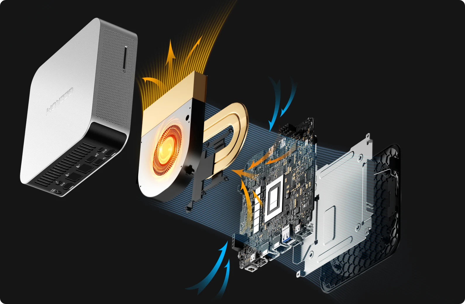 GEEKOM A8 Max AI Mini PC – AMD Ryzen 7 8745HS – GEEKOM UK