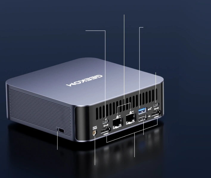 ミニPC GEEKOM GT2 Mega Intel Core Ultra 9 285H GEEKOM GT2 Mega: Intel Core Ultra 9 285H AI Mini PC