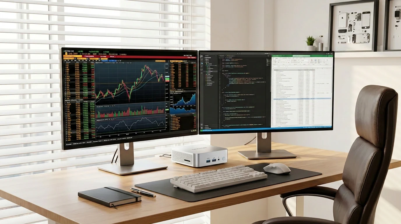 4k mini pc in multi-monitor productivity