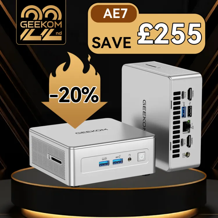 GEEKOM AE7 Mini PC AMD Ryzen™ 9 7940HS