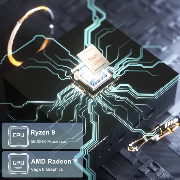 CPU and GPU on the GEEKOM AS 5