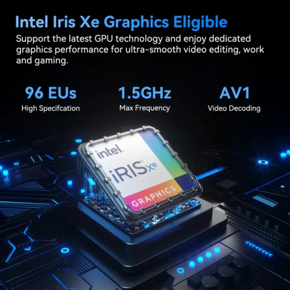 GEEKOM IT113 Mini PC with Intel Iris Xe graphics