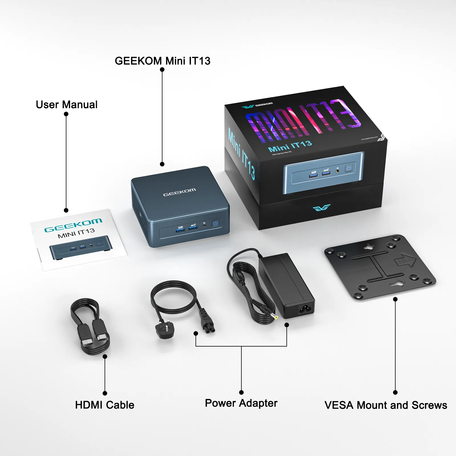 GEEKOM Mini IT13 Packs Core i9 into 4x4 NUC Chassis: 14-Cores NUC