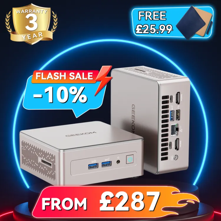 GEEKOM A6 ミニPC AMD Ryzen 7 6800H GEEKOM NUC A6 ミニPC |AMD Ryzen R7-6800H 搭載