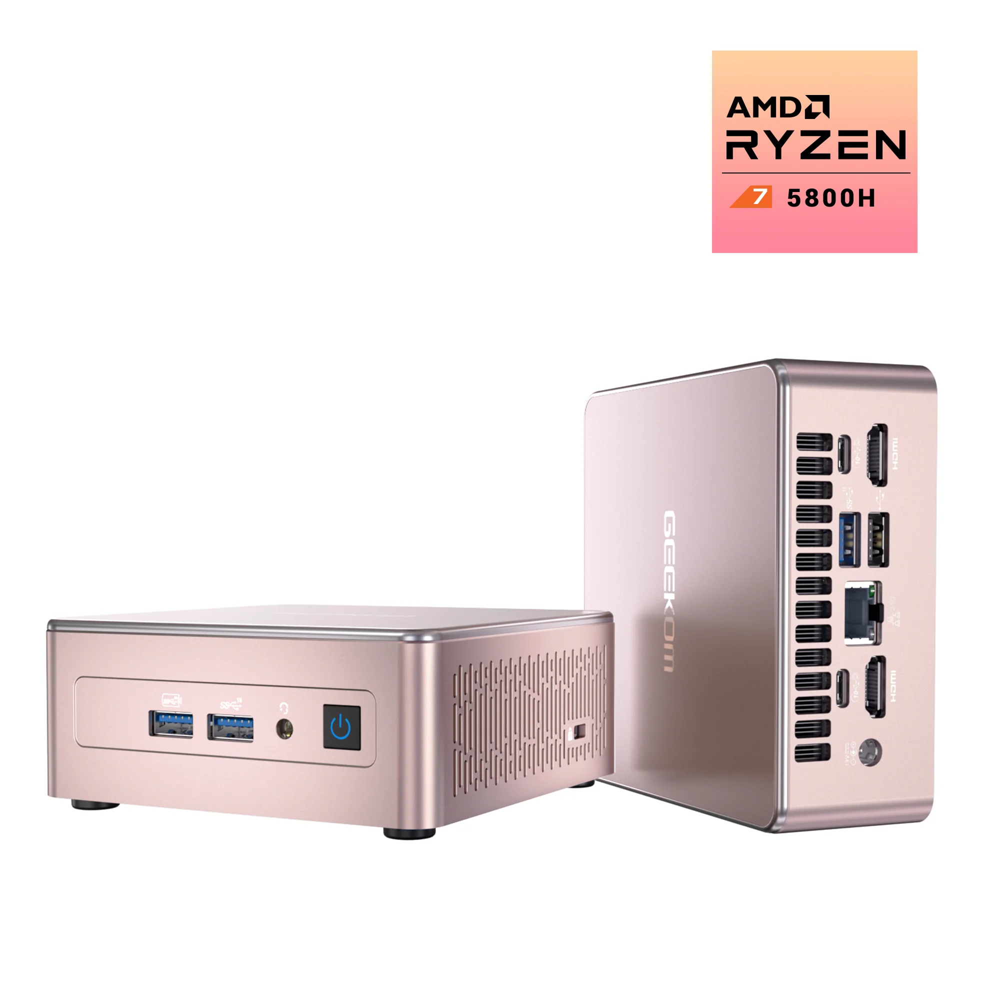 GEEKOM A5 Mini PC AMD Ryzen 7 5800H - GEEKOM