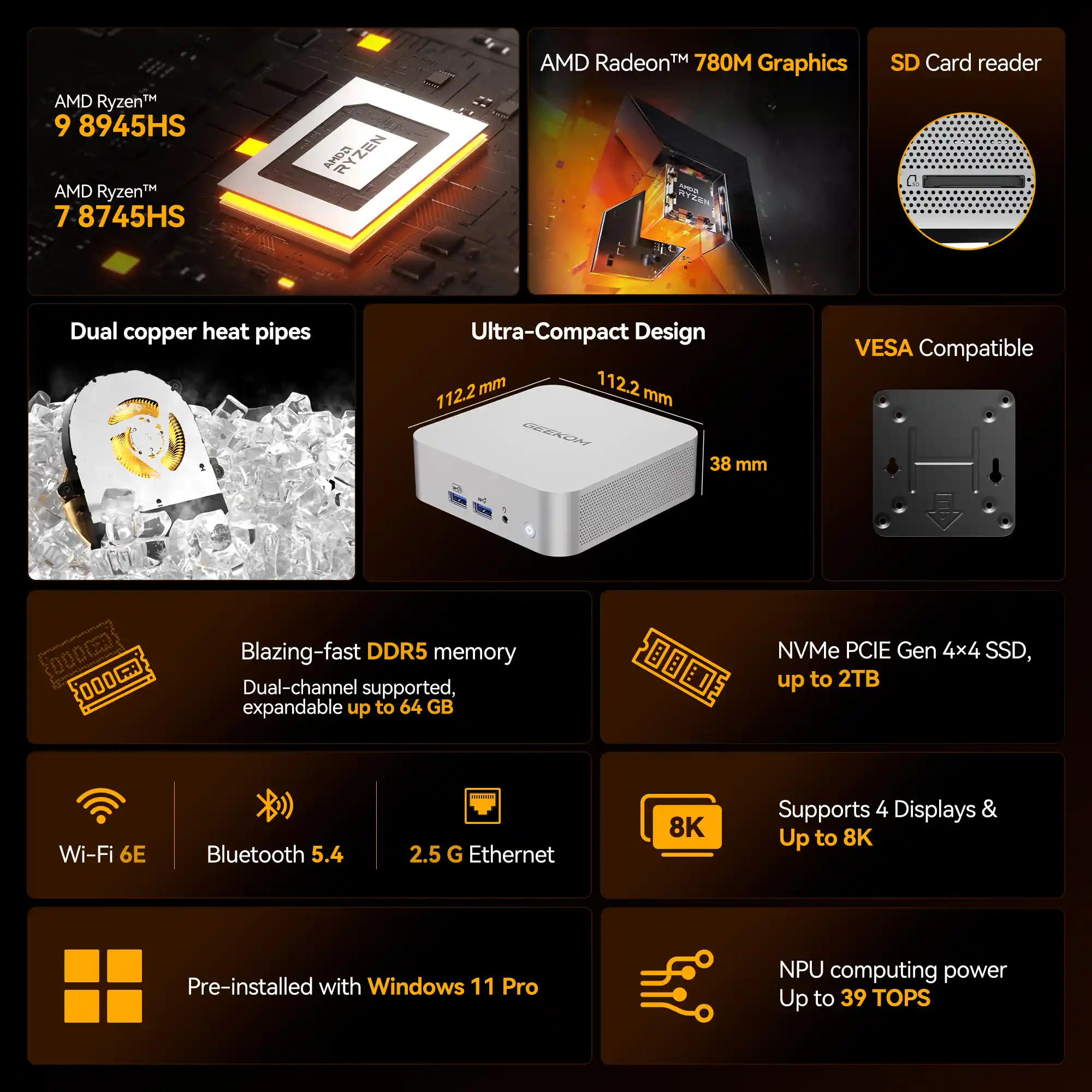 A8 AMD Ryzen™ 7 8745HS alternate image