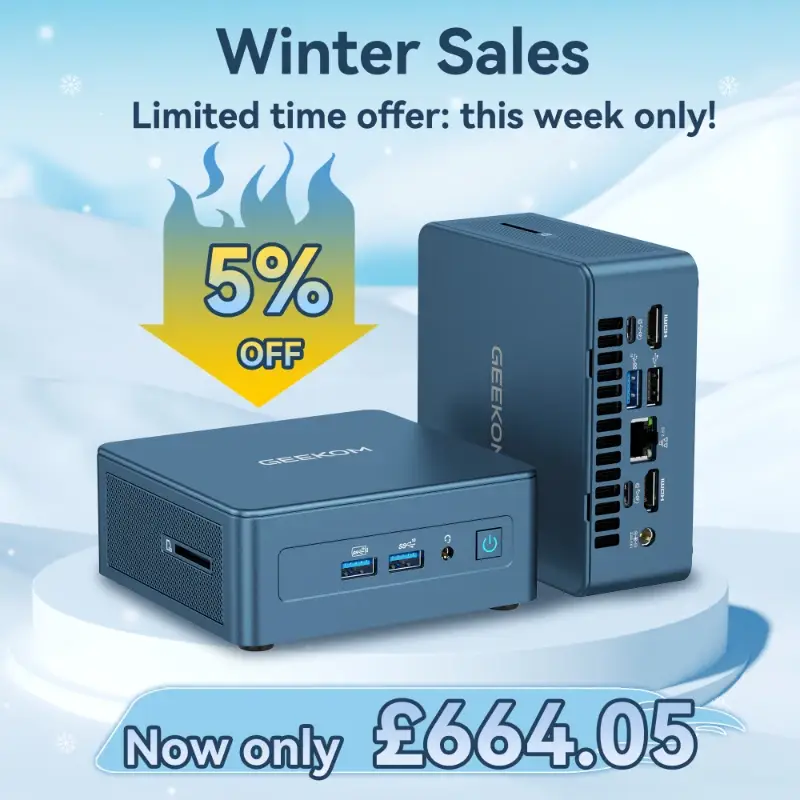 GEEKOM Mini IT13 Mini PC i9 13900HK | GEEKOM UK