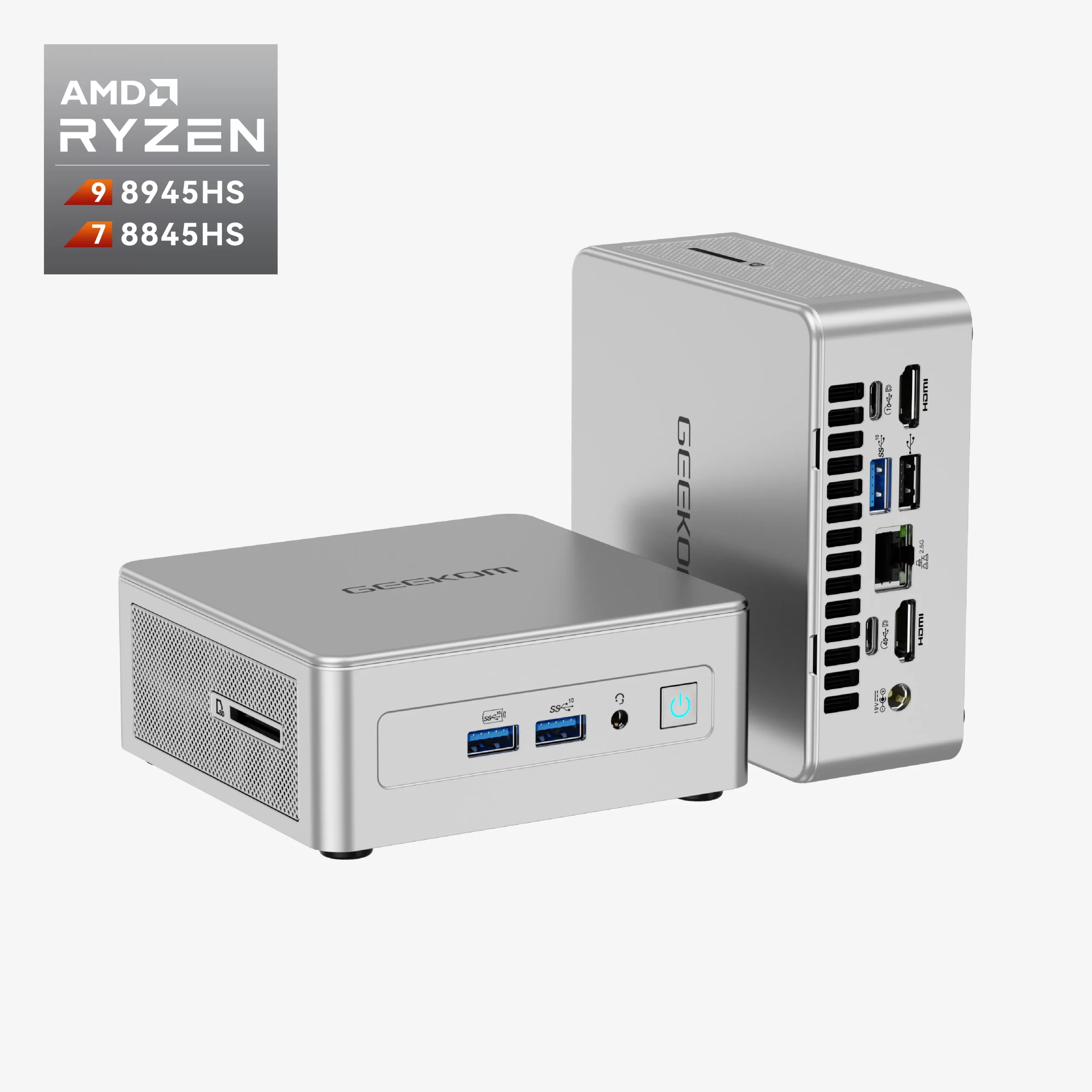 GEEKOM AE8 Mini PC AMD Ryzen™ 7 8845HS or Ryzen™ 9 8945HS