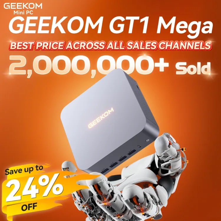 ⚡FLASH SALE⚡GEEKOM GT1 Mega AI Mini PC