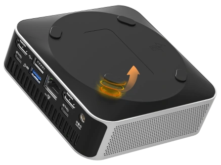 GEEKOM A5 Pro Mini PC with Precision-Molded Anti-Slip Feet