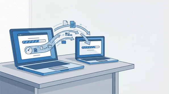 data migration using software between business PCs