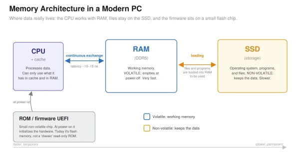 RAM, ROM, and the CPU: How They Work Together in a Computer